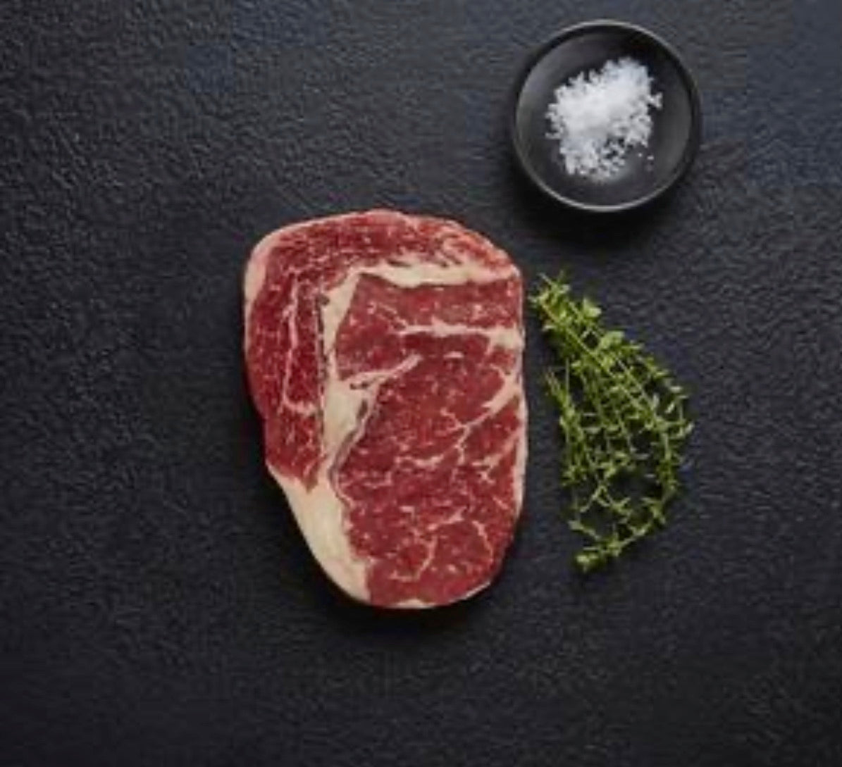Black Angus Premium, Scotch Fillet Sliced. 42.99kg The Meat Box