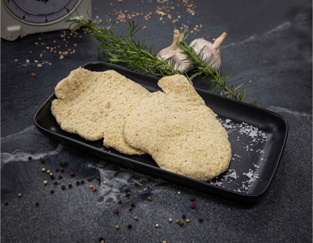 Chicken Breast Schnitzel $24.00 for a Five pack.